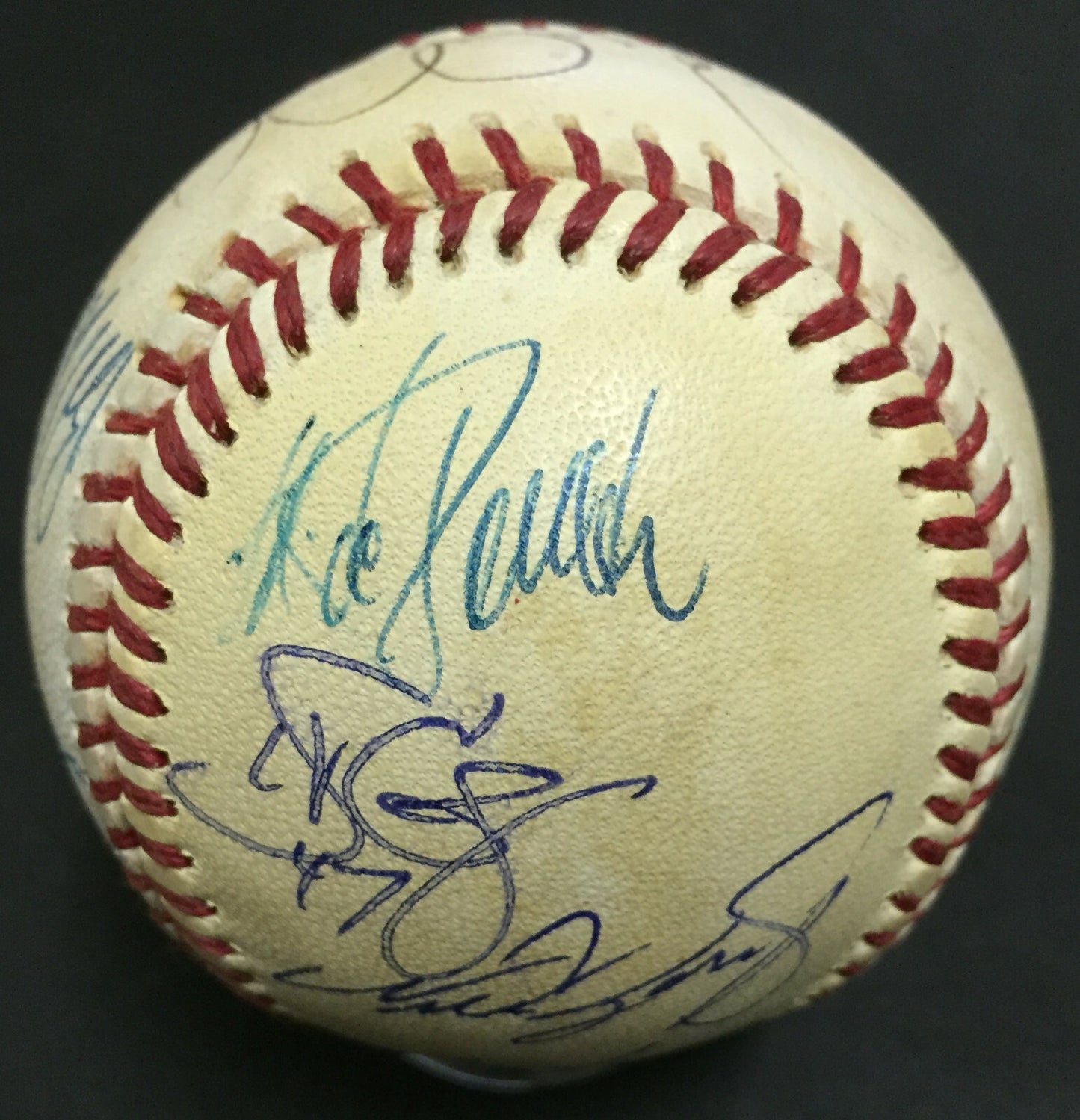 1996 Yankees Team Signed Baseball 14 Auto Derek Jeter Jorge Posada Authentic Coa