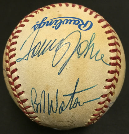 1996 Yankees Team Signed Baseball 14 Auto Derek Jeter Jorge Posada Authentic Coa