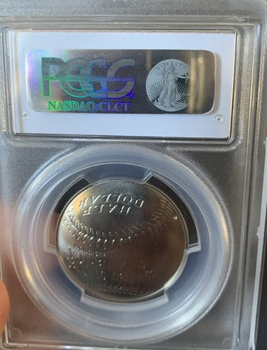 2014-D Baseball Hall of Fame 50c First Strike PCGS MS70 Silver Mint