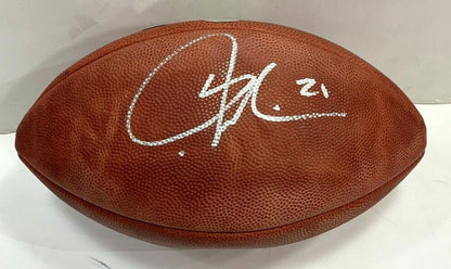 LaDainian Tomlinson Signed NFL Pro Football Jets Chargers Hof autograph Steiner
