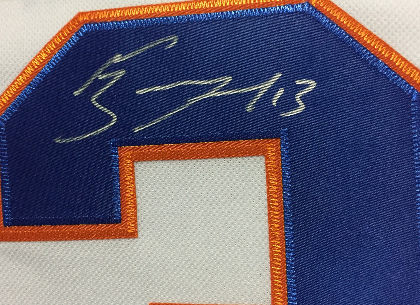 Mathew Barzal signed Authentic Islanders Jersey Fight Strap Autograph Fanatics