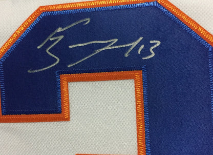 Mathew Barzal signed Authentic Islanders Jersey Fight Strap Autograph Fanatics