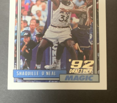 1992 93 TOPPS #362 SHAQUILLE O'NEAL ROOKIE CARD RC ORLANDO MAGIC HOF GEM MINT +