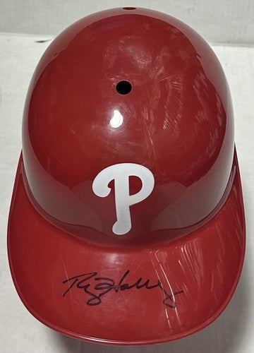 Roy Halladay Phillies Signed Mlb BATTING HELMET FS Mint Hof Auto Beckett Bas