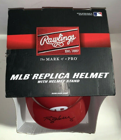Roy Halladay Phillies Signed Mlb BATTING HELMET FS Mint Hof Auto Beckett Bas