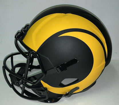 Aaron Donald Signed Rams Speed Eclipse FS Helmet Mint Autograph Super Bowl Jsa