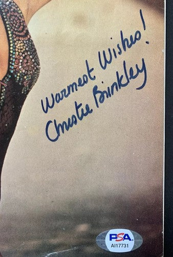 Christie Brinkley Signed Sports Illustrated 1st Swimsuit Warmest Wishes Auto Psa