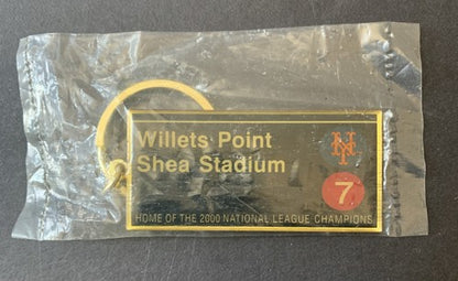 NY METS SHEA STADIUM WILLETS POINT SUBWAY Series KEY CHAIN Ws 2000 New Sealed