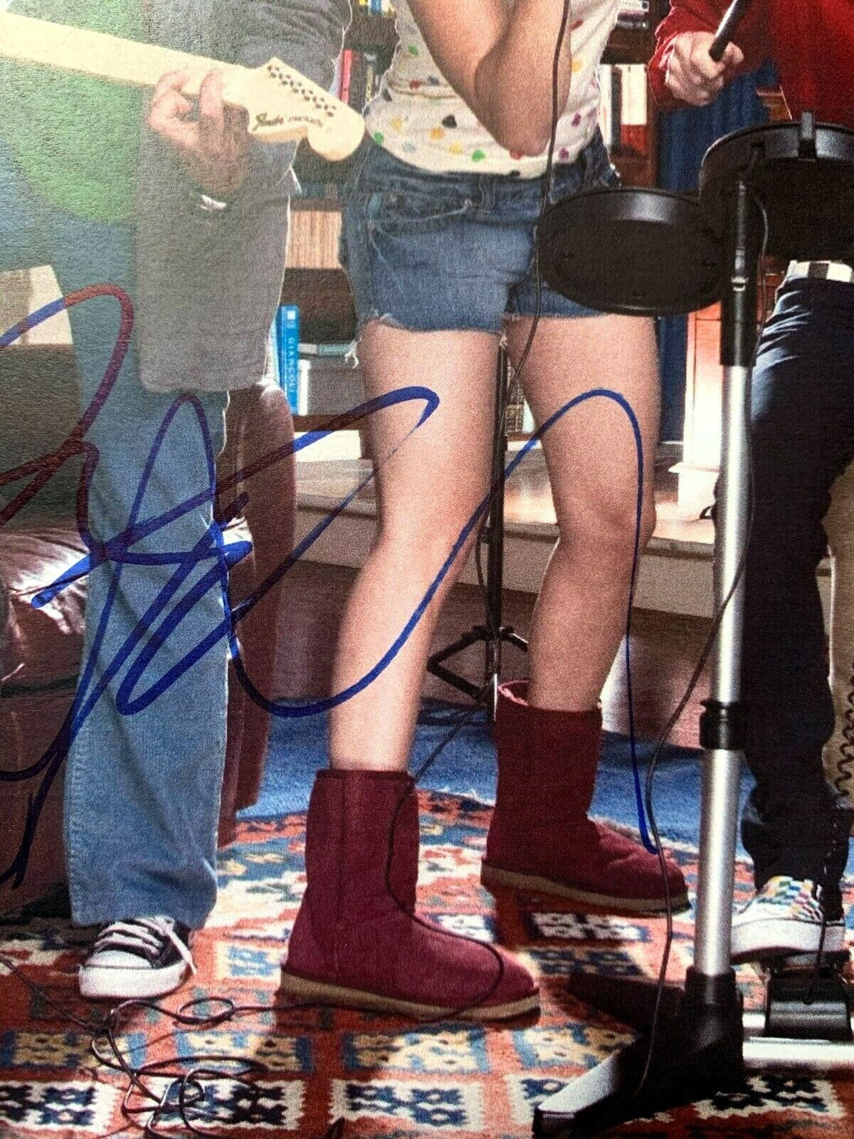 Big Bang Theory Cuoco Galecki Helberg Signed 8x10 Photo Framed 3 Auto PSA Coa