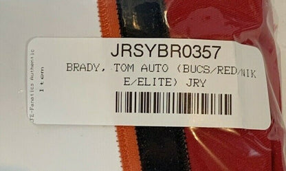 Tom Brady Signed Elite On Field Nike Buccaneers Jersey Mint Autograph Fanatics