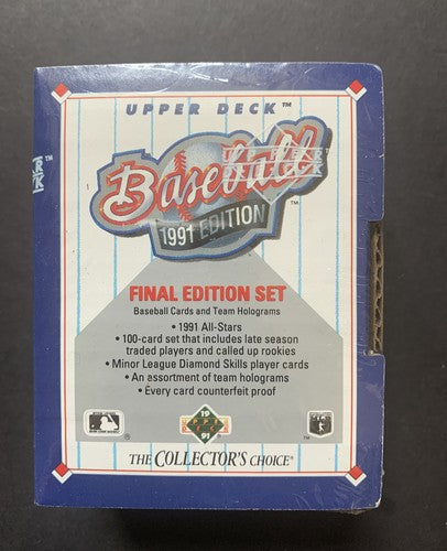 1991 Upper Deck Baseball Final Edition Set Factory Sealed Pedro Martinez Rc Mint
