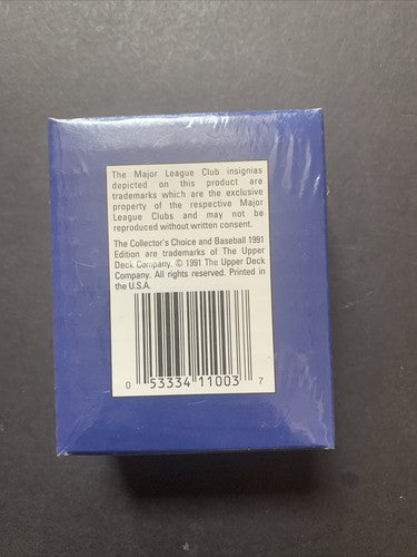 1991 Upper Deck Baseball Final Edition Set Factory Sealed Pedro Martinez Rc Mint
