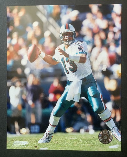 Dan Marino Miami Dolphins Original Photo File 8 X 10 Action Licensed Holo Nfl