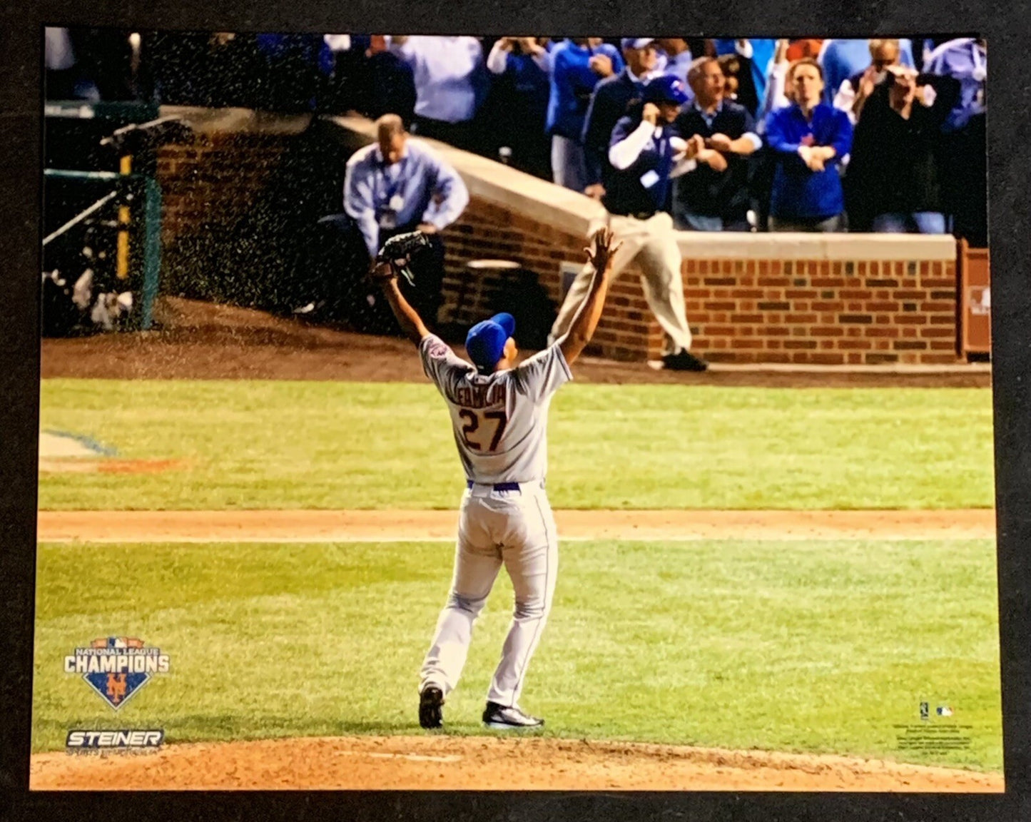 Jeurys Familia NY Mets 8x10 2015 NL Championship Winning Game Steiner Photo