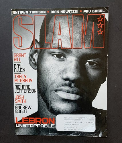 SLAM Basketball Magazine April 2005 Lebron James Cover Minor Wear Complete