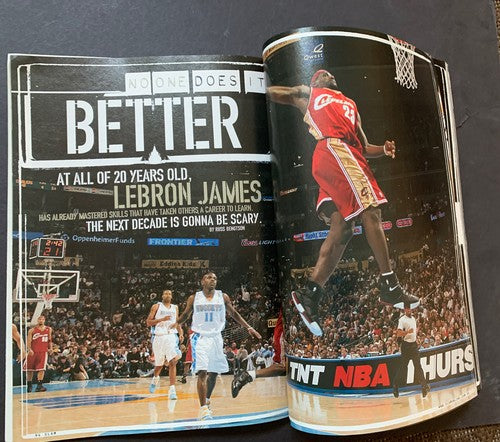 SLAM Basketball Magazine April 2005 Lebron James Cover Minor Wear Complete