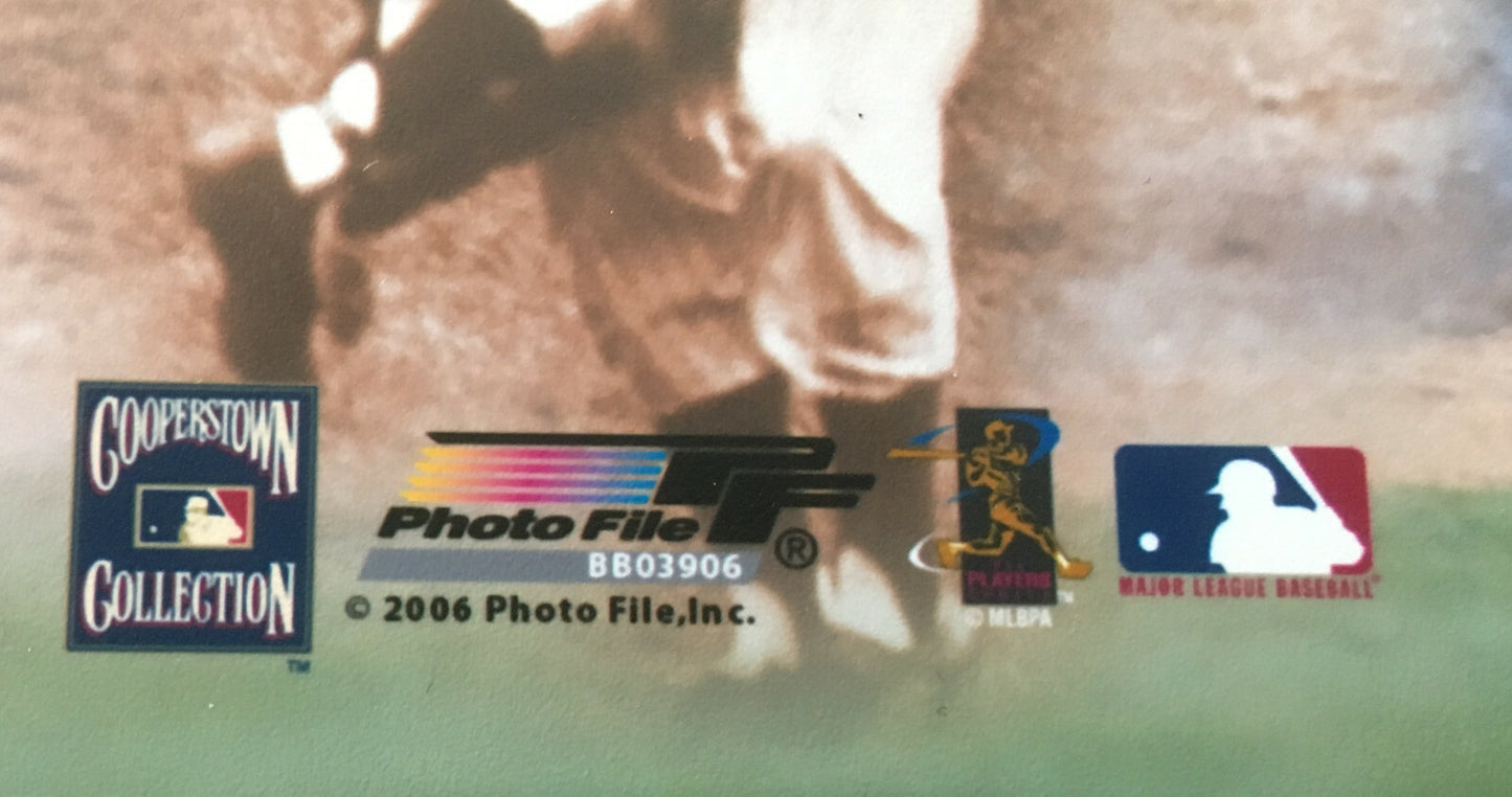 Don Larsen David Cone Wells Yankees signed 8x10 Photo Framed PG 3 Auto Agent COA