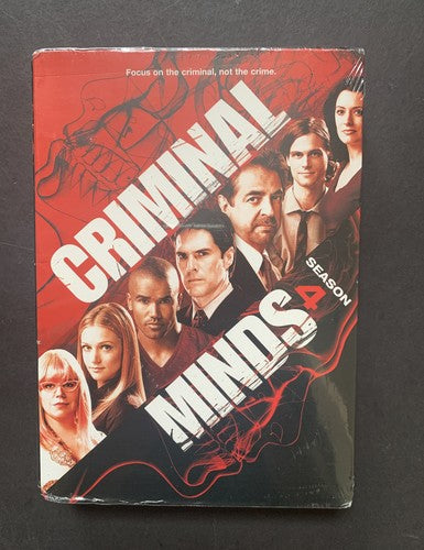 Criminal Minds Season 4 DVD, 2009 7-Disc Set BRAND NEW FACTORY SEALED Mint