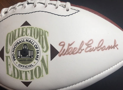WEEB EWBANK Signed HOF Hall Of Fame Coa Football Jets Autograph Jsa coa