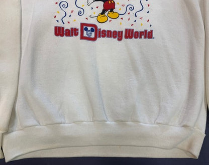 1986 Walt Disney Productions 15 Years MICKEY MOUSE Large Sweatshirt New Sticker