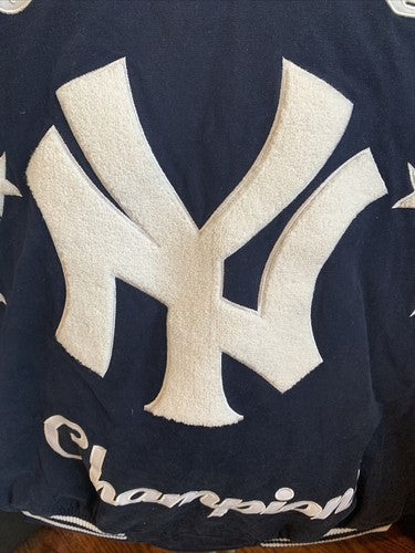 New York Yankees 27 World Series Champions Jacket L Great CONDITION G3 Sports