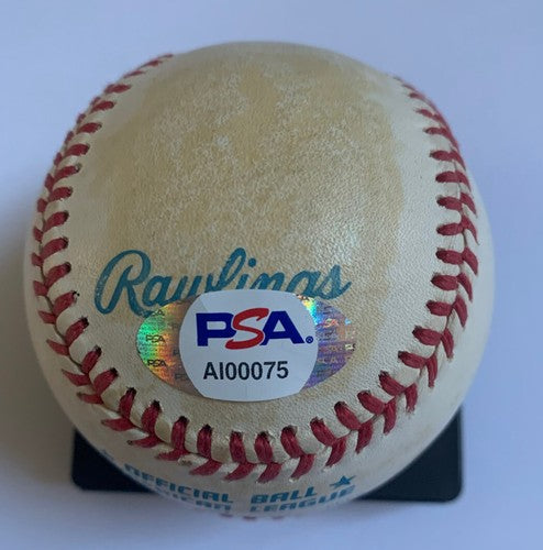 President George H W Bush Signed Official Baseball Bold Autograph Psa Coa