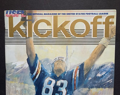 1983 USFL Championship Program Michigan Panthers vs Philadelphia Stars Mint
