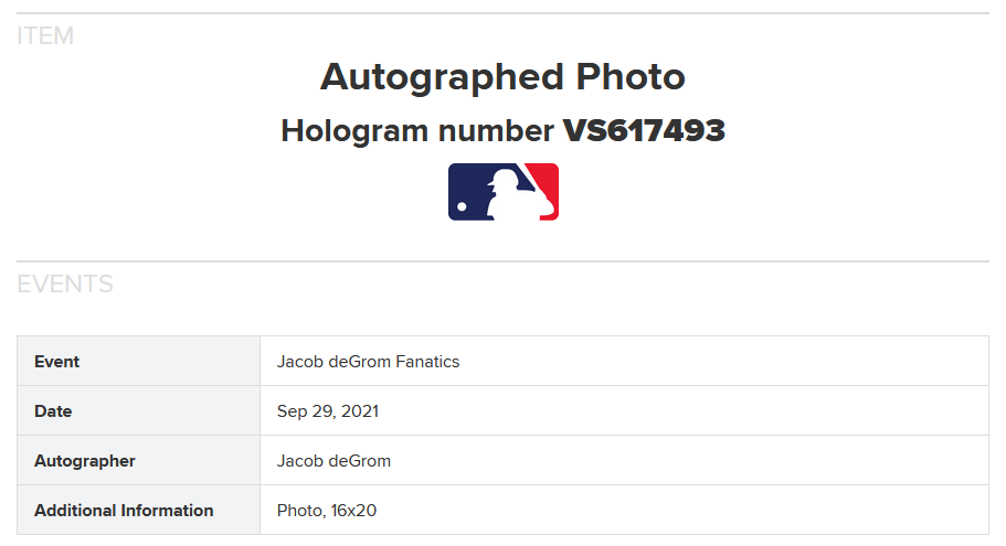 Jacob DeGrom Mets Signed 16x20 Photo Framed Mint Autograph MLB holo Fanatics CY