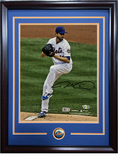Jacob DeGrom Mets Signed 8x10 Photo Framed coin Mint Autograph MLB Fanatics COA