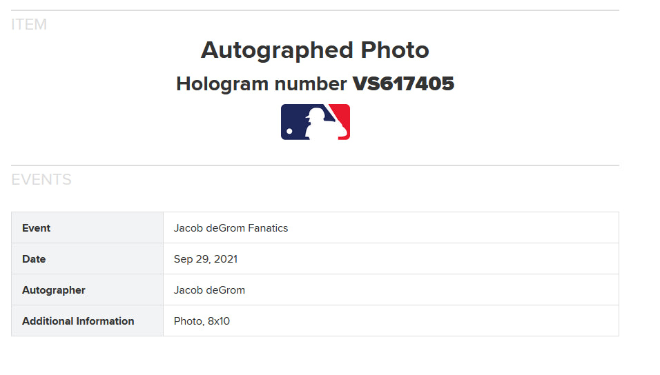 Jacob DeGrom Mets Signed 8x10 Photo Framed coin Mint Autograph MLB Fanatics COA