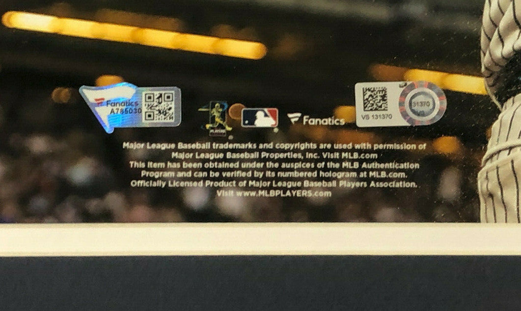 Mariano Rivera CC Sabathia Final Game Signed Photo Framed HOF MLB Fanatics Coa