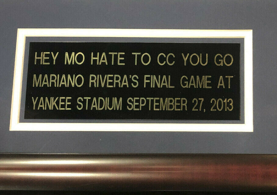 Mariano Rivera CC Sabathia Final Game Signed Photo Framed HOF MLB Fanatics Coa