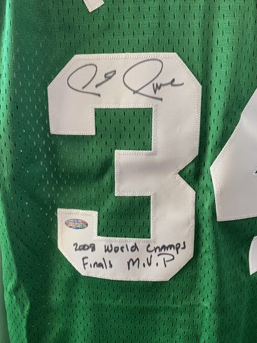 Paul Pierce Signed INS Finals MVP Adidas Celtics  Jersey Auto Steiner COA LE /34