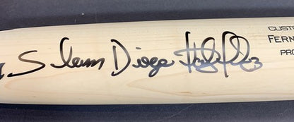 Fernando Tatis Jr Padres Signed Victus Game Bat Slam DIEGO AUTO Fanatics & MLB