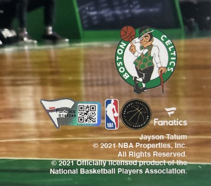 Jayson Tatum Celtics signed 16x20 Dunk Photo Framed Autograph Fanatics COA