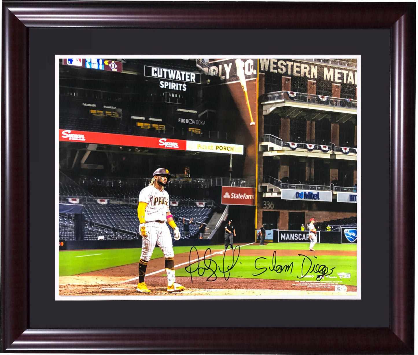 Fernando Tatis Jr Padres Signed 16x20 Photo INS Slam Diego framed Autograph JSA
