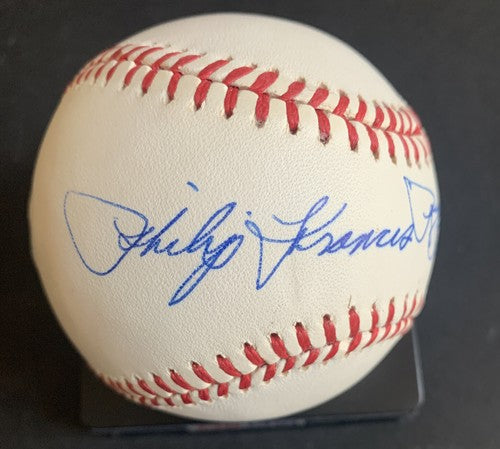 Phil Rizzuto Signed Full Name Phillip Francis Baseball Mint Yankees Hof Auto Psa