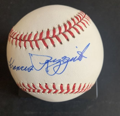 Phil Rizzuto Signed Full Name Phillip Francis Baseball Mint Yankees Hof Auto Psa