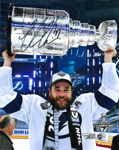 Victor Hedman Tampa Bay Lightning Signed Photo 8x10 Framed Stanley Cup Fanatics