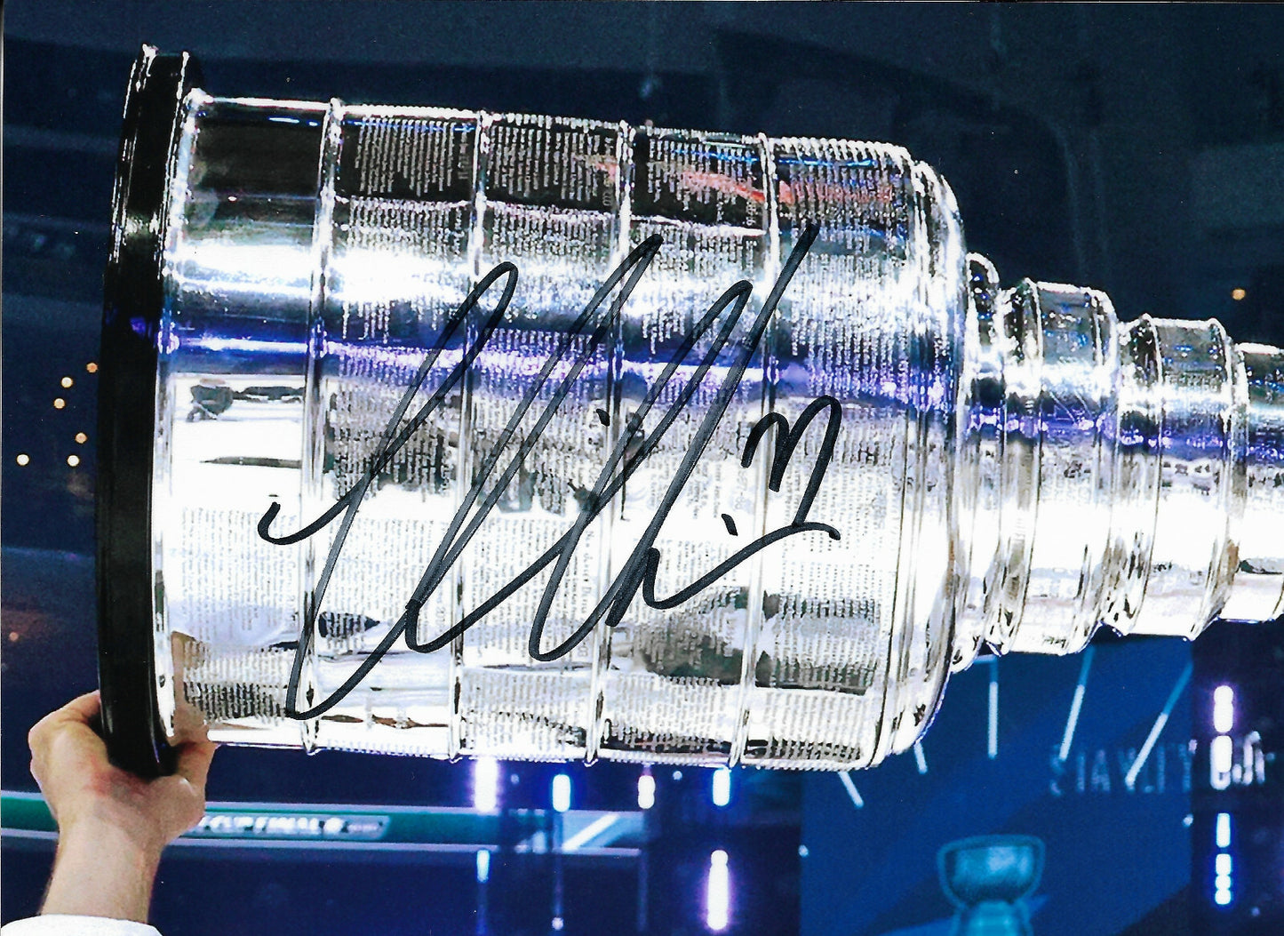 Victor Hedman Tampa Bay Lightning Signed Photo 8x10 Framed Stanley Cup Fanatics