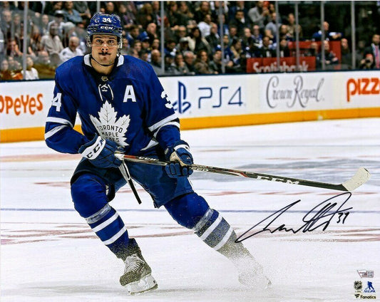 Auston Matthews Toronto Maple Leafs Signed 16x20 Framed Fanatics Autograph Photo