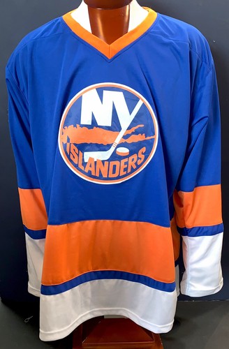 Bryan Trottier Signed Islanders 8 Stat Jersey HOF Stanley Cup Mvp Auto Steiner