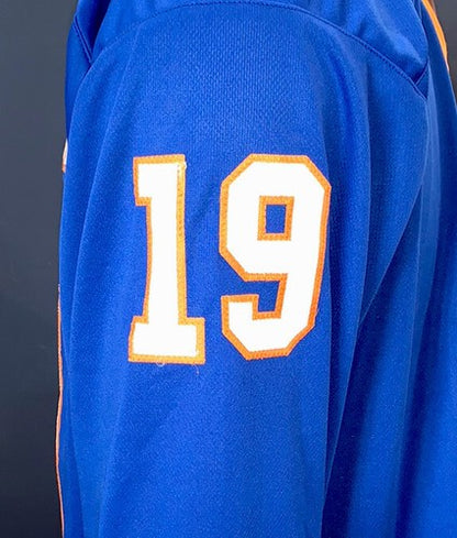 Bryan Trottier Signed Islanders 8 Stat Jersey HOF Stanley Cup Mvp Auto Steiner