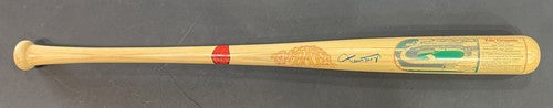 NY GIANTS Polo Grounds Cooperstown Bat SIGNED Willie Mays HOF 11 Auto PSA