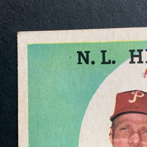 1959 Topps #317 NL Hitting Kings Willie Mays Richie Ashburn VG/ EX Hof