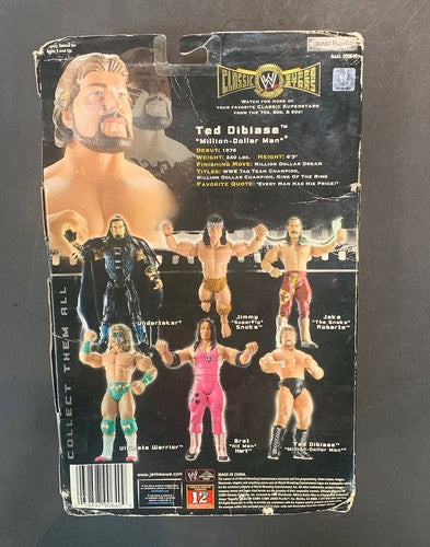 Ted Dibiase Million Dollar Man Signed Classic Superstars Authentic Auto WWF Coa