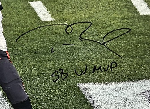 Tom Brady Signed 16x20 Super Bowl MVP INS Photo Framed Buccaneers Auto Fanatics