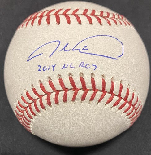 Jacob deGrom Mets Signed Official MLB Baseball 2014 Roy Autograph Fanatics Coa
