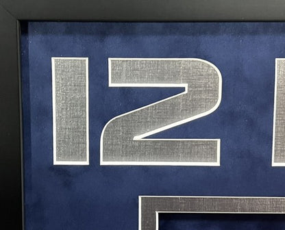 Tom Brady Signed Patriots Red Nike Throwback Jersey Framed SB MVP Auto Steiner