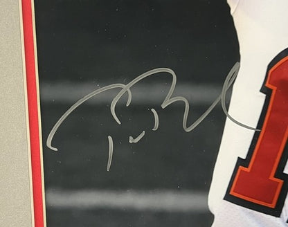 Tom Brady Signed 16x20 Scream Photo Framed Buccaneers Super Bowl Auto Fanatics